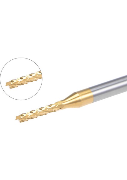 Pcb Makinesi Için 10 Adet Titanyum Kaplama Karbür, 1/8 Inç Şaft 1.6mm (Yurt Dışından)