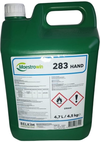 Maestrowin 283 Hand Dezenfektan 4,5 Kgx2 Adet