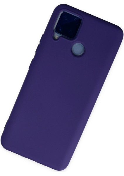 Realme C15 Kılıf Nano Içi Kadife Silikon - Mor Bstmy fiyatları