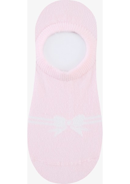 Softy Bowtie 3lü Mavi Pembe Sneaker Çorap
