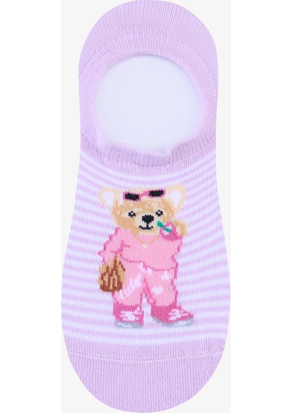 3 Çift Pamuklu Teddy Bear Ayı Sneaker Çorap