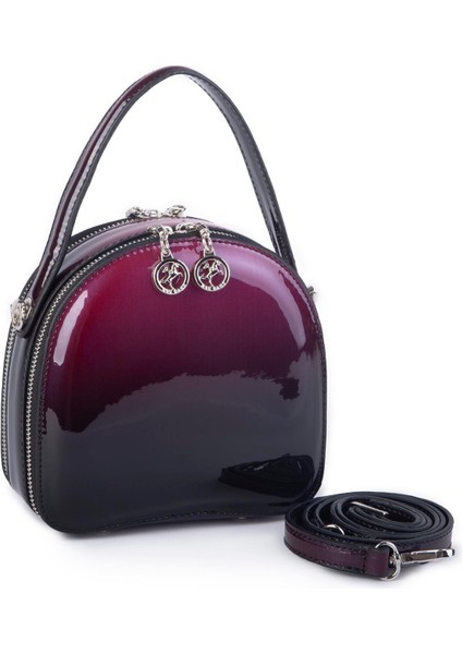 Mini Kadın El ve Çapraz Çanta - Bordo Dumanlı modelleri