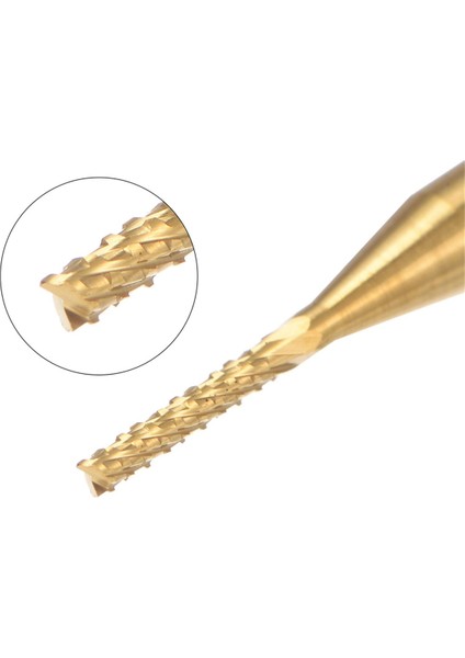 Pcb Makinesi Için 10 Adet Titanyum Kaplama Karbür, 1/8 Inç Şaft 1.2mm (Yurt Dışından)