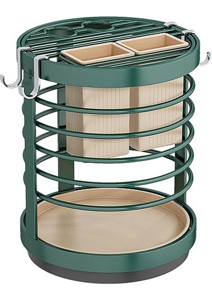 Bıçak Tutucu Standı Bıçaklar Mutfak Metal Standları Yeşil (Yurt Dışından)