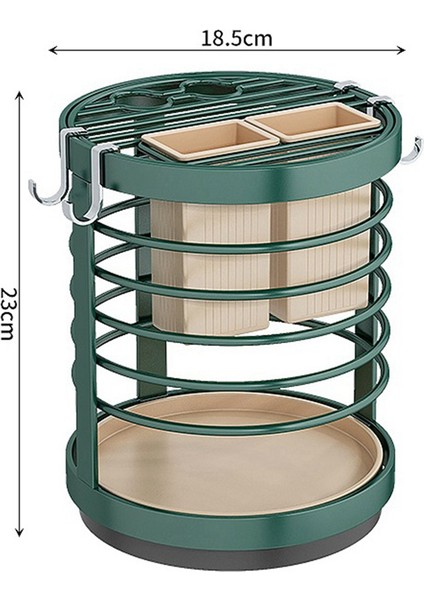 Bıçak Tutucu Standı Bıçaklar Mutfak Metal Standları Yeşil (Yurt Dışından)