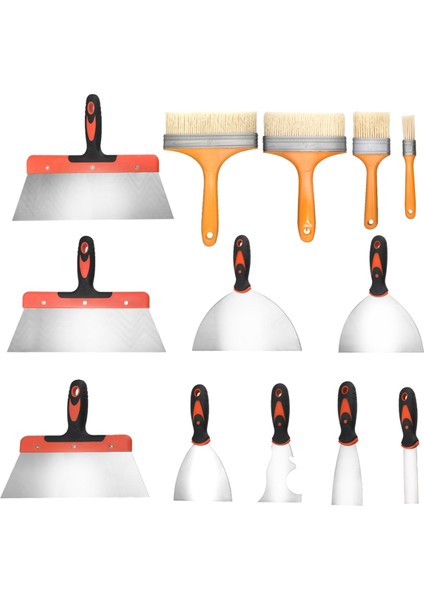 Paslanmaz Çelik Boya Kazıma Aletleri, Alçıpan Onarımı, Macun Uygulaması (Yurt Dışından)