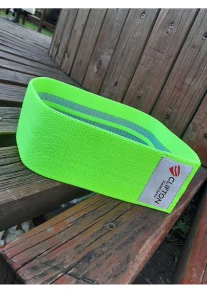 Loop Band Direnç Bandı Spor Egzersiz Aerobik Pilates Squat Lastiği Fitness Yoga Neon Yeşil