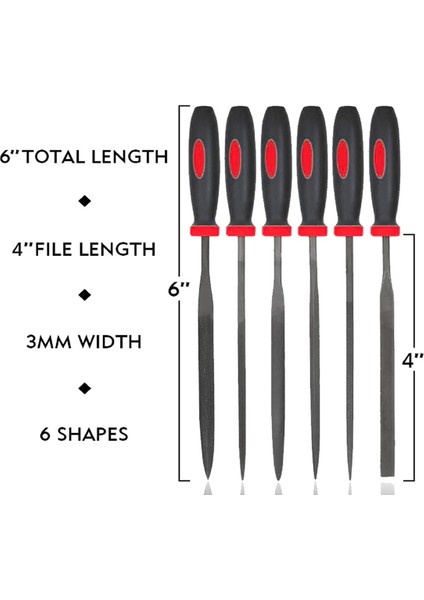 Çapak Alma Alet Takımı, 6-1/2 Inç Metal Saplı Pah Kırma Aleti (Yurt Dışından)