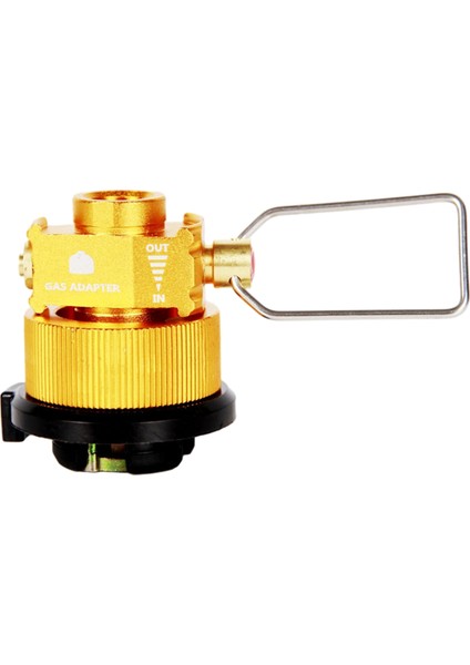 Gaz Konvertörü Yeniden Dolum Gaz Tankı Dönüşüm Adaptörü Altın (Yurt Dışından)