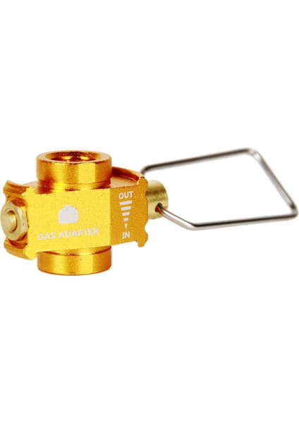 Gaz Konvertörü Yeniden Dolum Gaz Tankı Dönüşüm Adaptörü Altın (Yurt Dışından)