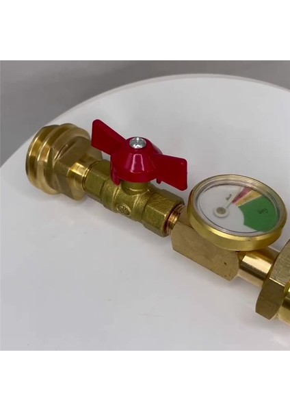 1lb Propan Tankı Adaptörü Açma/kapama Vanası ve Göstergesi Ile (Yurt Dışından)
