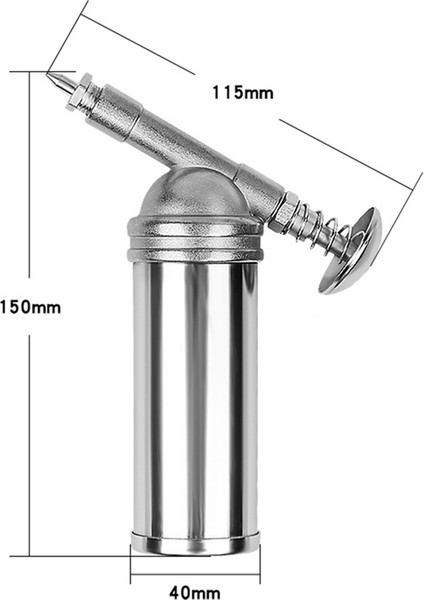 Manuel Yüksek Basınçlı Yağlayıcı Airbrush Bisiklet 80CC Gres Pompası Hortumu (Yurt Dışından)