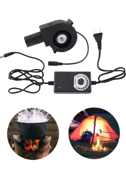 Piknik Ocak Pişirme Için Türbin Borulu Üfleyici 220V, Abd Fişi (Yurt Dışından)