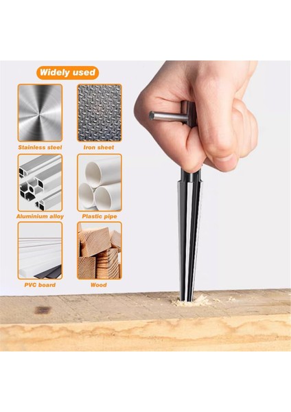 Köprü Pim Deliği Raybası, 3-13MM ve 5-16MM T Saplı Konik Rayba Seti (Yurt Dışından)