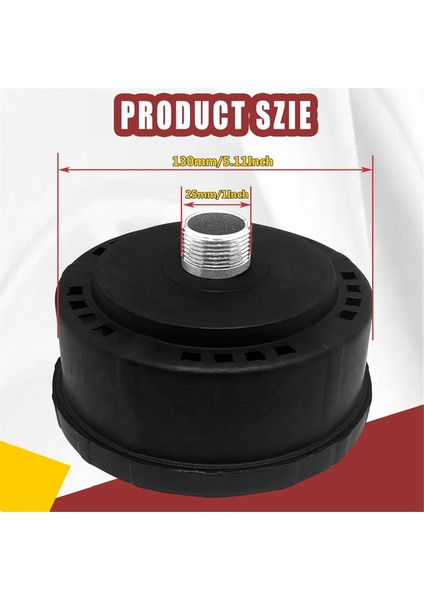1 Adet 25MM/1 Inç Hava Kompresörü Gürültü Azaltıcı Sessizlik Filtresi (Yurt Dışından)