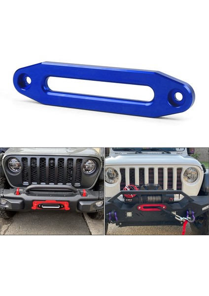 10 Inç 12000 Vinç Halatı Kılavuzu Hawse Alüminyum Fairlead Mavi (Yurt Dışından)