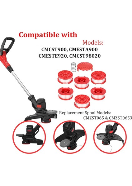 CMZST065 Weed Eater Ip Kesme Makinesi Makara Hattı (Yurt Dışından)