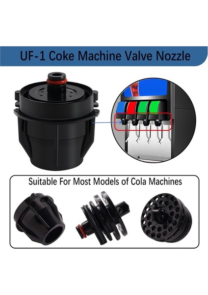 Uf-1 Kok Makinesi Soda Içi Için 2 Adet Nozul ve Difüzör Tertibatı (Yurt Dışından)
