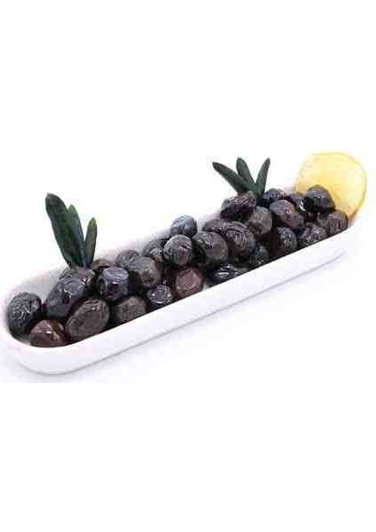 Siyah Zeytin Akhisar Doğal Az Tuzlu 1 kg