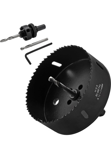 4,5 Inç / 114 mm Delik Testeresi Ağır Hizmet Tipi Bi-Metal Hss Delik Testeresi (Yurt Dışından)