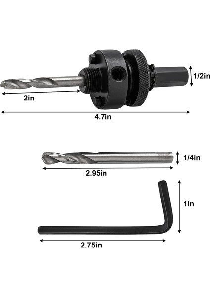 4,5 Inç / 114 mm Delik Testeresi Ağır Hizmet Tipi Bi-Metal Hss Delik Testeresi (Yurt Dışından)