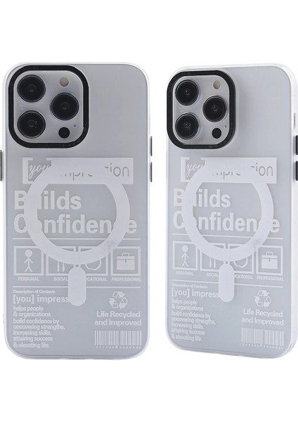 Iphone 12 Pro Max Kılıf Apollo Magneticsafe Desenli Kapak - Apollo Şeffaf - 4 Bstmy