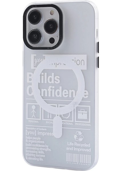 Iphone 12 Pro Max Kılıf Apollo Magneticsafe Desenli Kapak - Apollo Şeffaf - 4 Bstmy