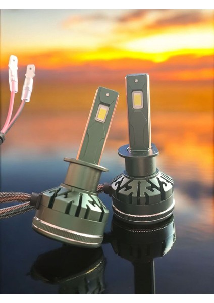 H1 Vrpro Şimşek Etkili LED Zenon Beyaz Işık 18000LÜMEN 60W Garantili Ürün 12-24V Forte indirimleri