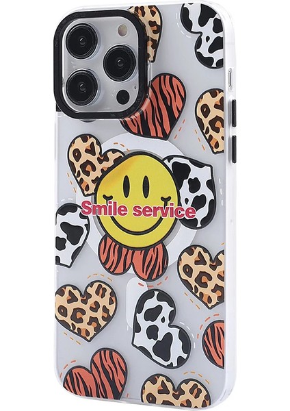 Iphone 12 Pro Max Kılıf Apollo Magneticsafe Desenli Kapak - Apollo Şeffaf - 2 Bstmy