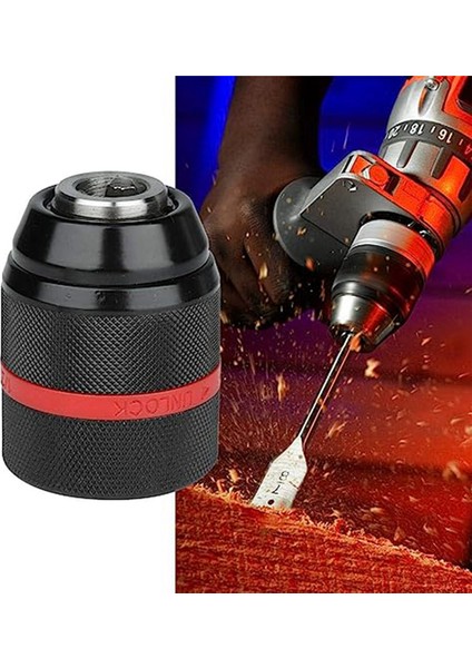 El Matkabı 13MM Kendinden Kilitli Mandren Darbeli Elektrikli Anahtar (Yurt Dışından)