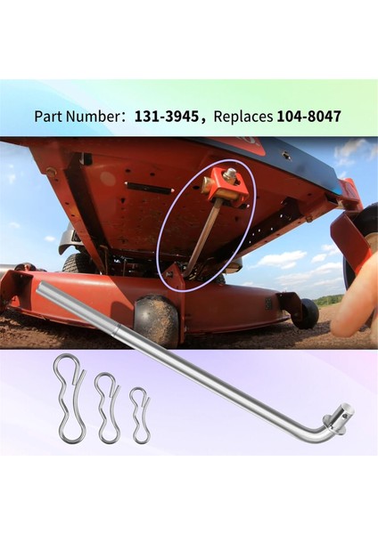 131-3945 Toro Quest E-Serisi, S-Serisi, Timecutter Için Güverte Montaj Çubuğu (Yurt Dışından)