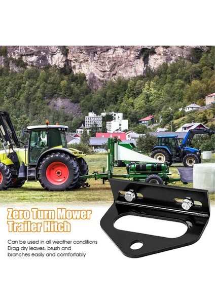 Hitch Biçme Makinesi Çim Römorku Sıfır Dönüş Traktör Çekme Hitch Takımı (Yurt Dışından)