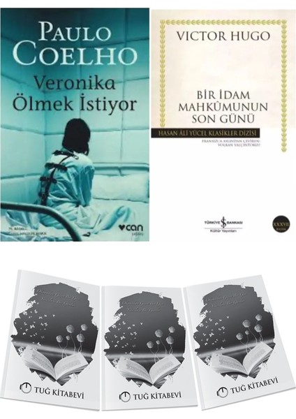 Veronika Ölmek Istiyor Paulo Coelho ve Bir Idam Mahkumunun Son Günü Victor Hugo 2li Set + Hediyeli