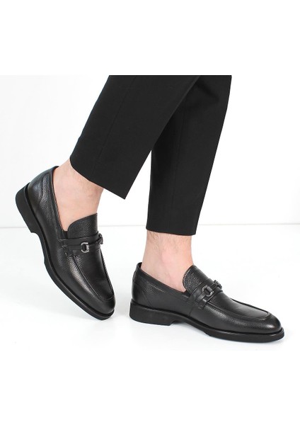 Siyah Erkek Deri Loafer 406 4426-1