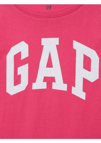Kız Çocuk Pembe Gap Logo T-Shirt