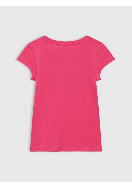 Kız Çocuk Pembe Gap Logo T-Shirt