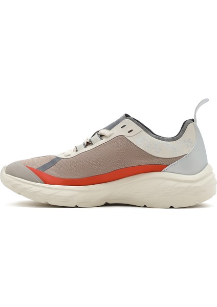 Kadın Bej Bağcıklı Kalın Tabanlı Sneaker 25SFE49626F