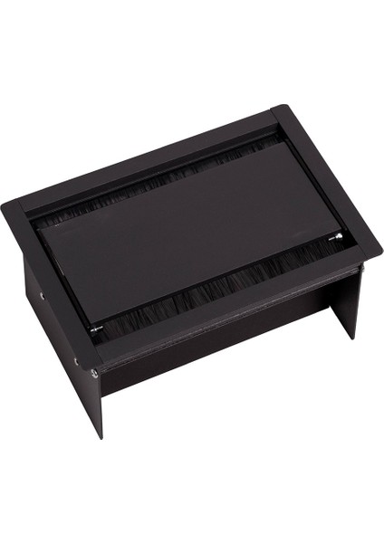 Capella Serisi Çift Yöne Açılan Kapaklı Masa Prizi Boş 8 Modül Boş