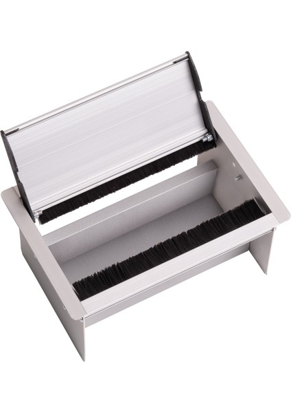 Capella Serisi Çift Yöne Açılan Kapaklı Masa Prizi Boş 8 Modül Boş fiyatları