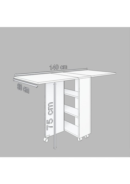 Ultra Flamingo Pratik Katlanır Portatif Masa
