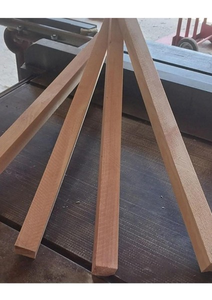 4cm x 4cm x 100CM Çam Ağacı Çıtası, Ahşap Çubuk, Çok Amaçlı Çıta