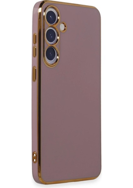 Samsung Galaxy S24 Plus Kılıf Volet Silikon - Mor Bstmy