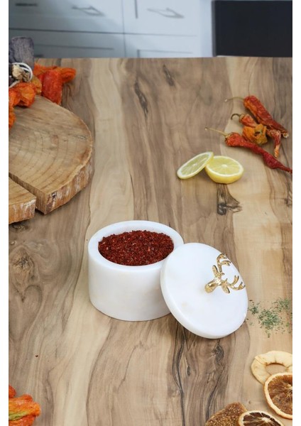 Mermer Tuzluk Baharatlık Doğal Mermer El Yapımı Mermer Baharatlık modelleri