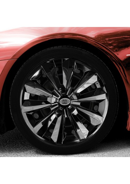 Seat Inca 15 Inç Jant Kapağı Amblemli Gri (4 Adet) 220 Wg