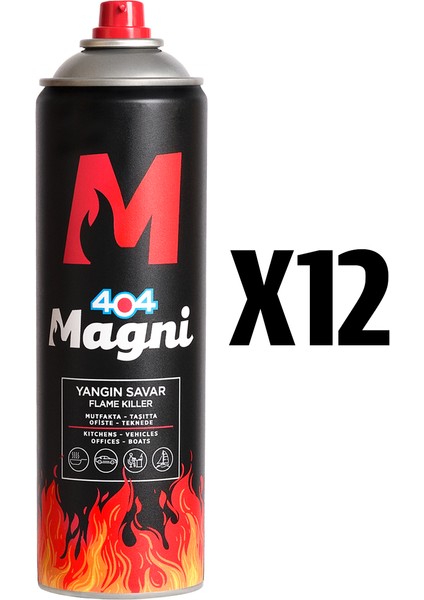 Yangın Söndürücü Sprey 500 ml 12LI