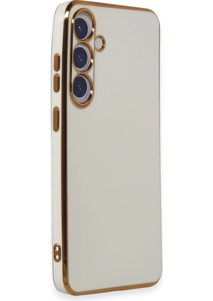 Samsung Galaxy S24 Plus Kılıf Volet Silikon - Beyaz Bstmy