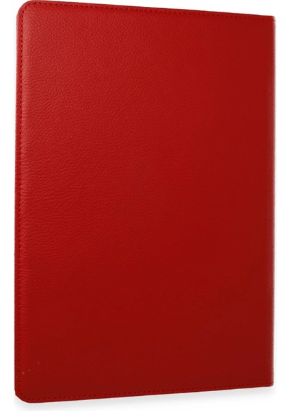 Samsung Galaxy X610 Tab S9 Fe Plus 12.4 Kılıf 360 Tablet Deri Kılıf - Kırmızı Bstmy
