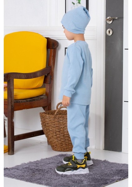 Fitilli Şapkalı Erkek Çocuk 3'lü Takım fiyatları