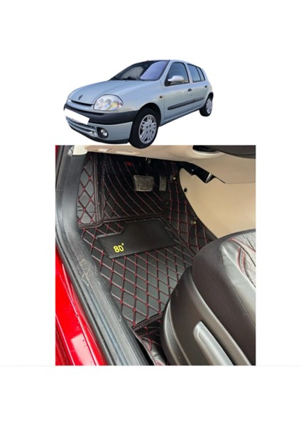 Renault Clio 1995-2001 Arası Araca Özel 8d Havuzlu Paspas Takımı