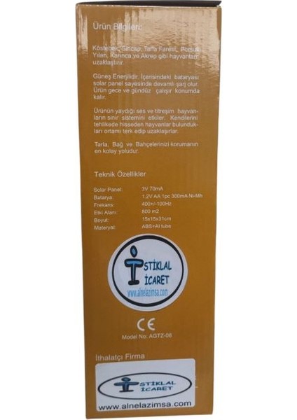 Yılan Akrep Köstebek ve Fare Kovucu Igreen